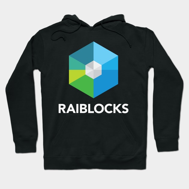 RaiBlocks Coin Cryptocurrency Hoodie by vladocar